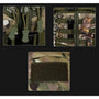 Sac à dos militaire 60L camouflage tactique avec compartiments modulables et patch