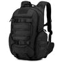 Sac à dos militaire d’assaut noir 28L 600D avec compartiments multiples et sangles ajustables