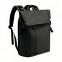 Sac à dos moderne roll top 16 pouces Calipso X noir avec bretelles rembourrées