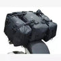 Sac à dos moto étanche avec sacoches multifonctionnelles noires à compartiments et fermetures roulées