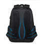 Sac à dos multi compartiments noir avec panneau dorsal et bretelles rembourrés et respirants