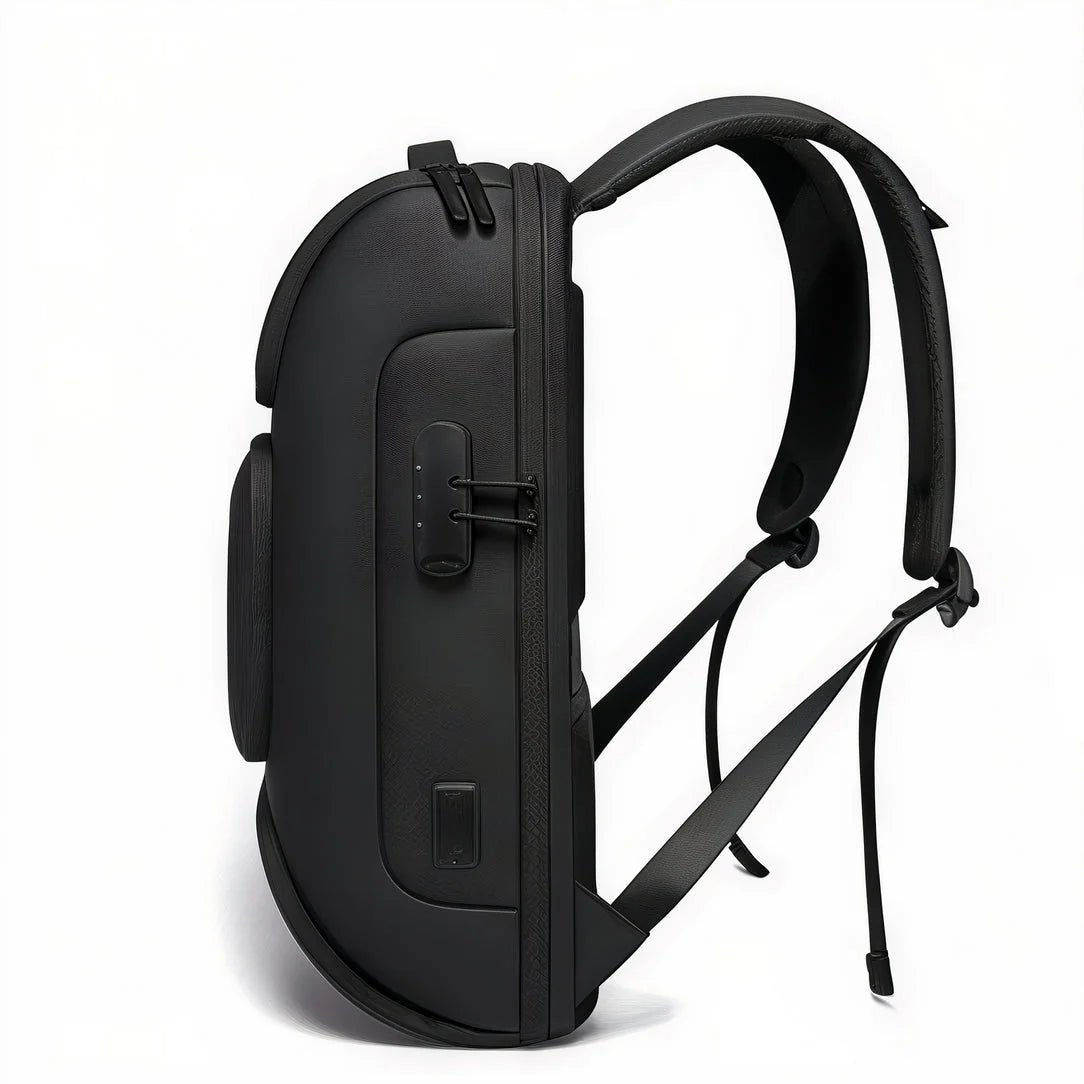 Sac à dos multipoches antivol IronPack avec verrouillage combo et bretelles rembourrées