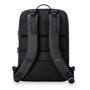 Sac à dos noir élégant pour ordinateur avec dos en mesh rembourré et bretelles ajustables