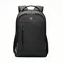 Sac à dos noir SwissGear pour homme avec logo blanc et fermetures éclair