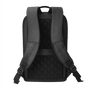 Sac à dos ordinateur 14 pouces femme noir avec bretelles rembourrées et panneau quilté