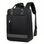 Sac à dos ordinateur 16 pouces femme Sélène noir avec poignées et poche frontale verticale