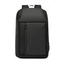 Sac à dos ordinateur 17 pouces Orion noir minimaliste avec plusieurs compartiments
