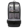 Sac à dos ordinateur 17 pouces Orion noir ouvert avec plusieurs compartiments pour électronique