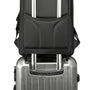 Sac à dos ordinateur 17 pouces Orion noir avec sangle de bagage pour voyager facilement