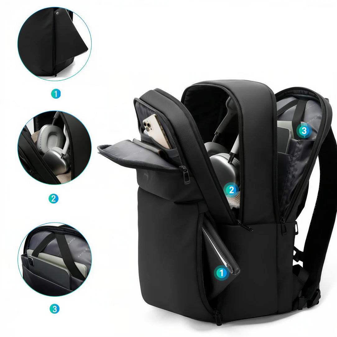Sac a dos ordinateur de ville 23L BG121 avec plusieurs compartiments pour électronique