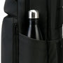 Water bottle noire dans la poche latérale du Sac à dos ordinateur de ville BG121