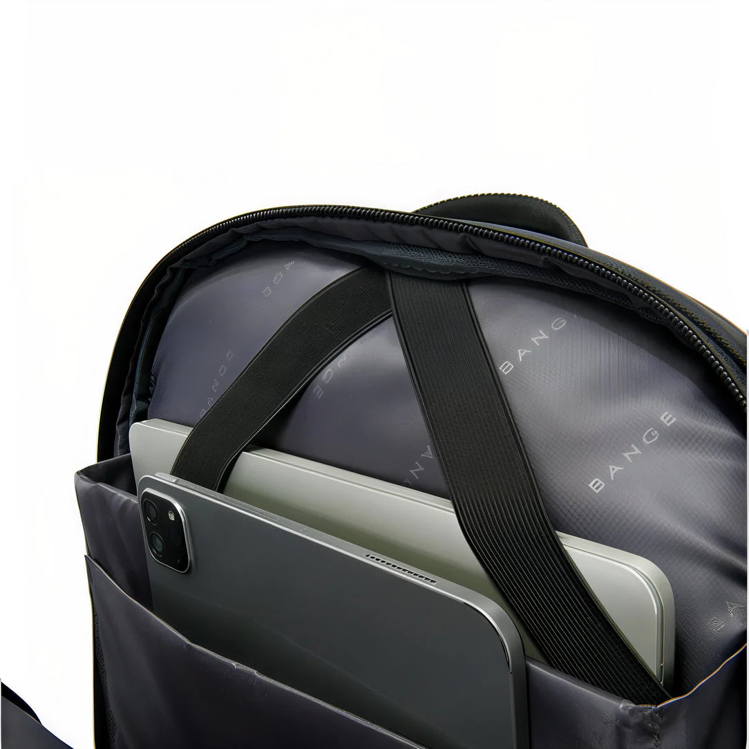 Sac à dos ordinateur de ville 23L BG121 avec compartiment ouvert et appareils électroniques