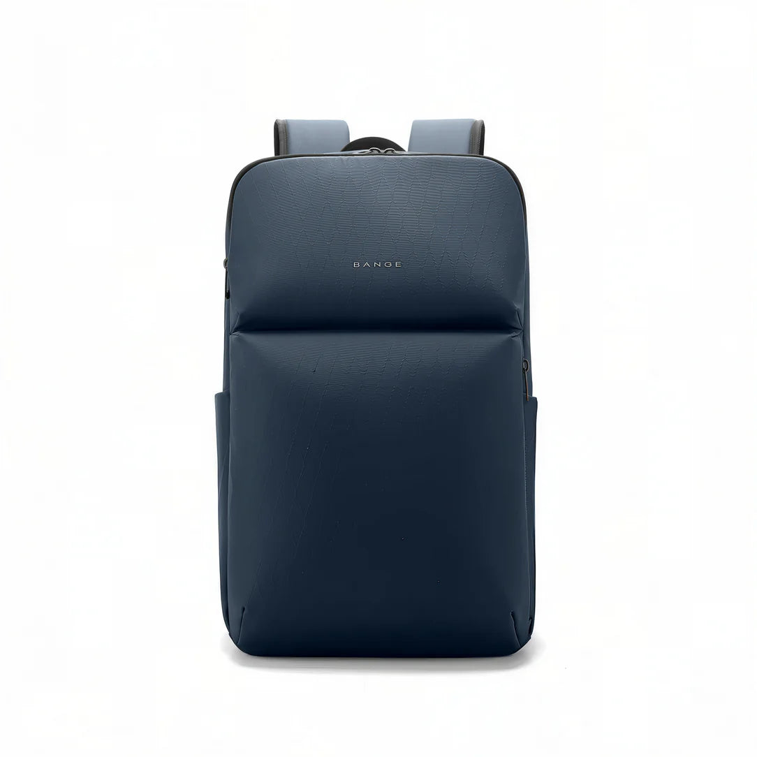 Sac à dos ordinateur de ville 23L BG121 en bleu foncé, résistant à l’eau, avec compartiments rembourrés