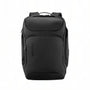 Sac à dos ordinateur de voyage 22L K10 en cuir noir avec plusieurs compartiments
