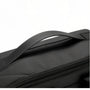 Sac à dos ordinateur de voyage 22L K10 en tissu noir avec poignée supérieure et fermeture éclair