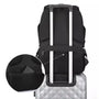 Sac à dos ordinateur étanche noir avec sangle de bagage et poche secrète pour voyage