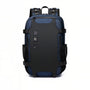 Sac à dos ordinateur homme de 16 pouces Aquila, bleu foncé noir, avec compartiments