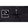 Tissu noir imperméable avec une eau rebondissant sur le sac à dos ordinateur homme imitation cuir