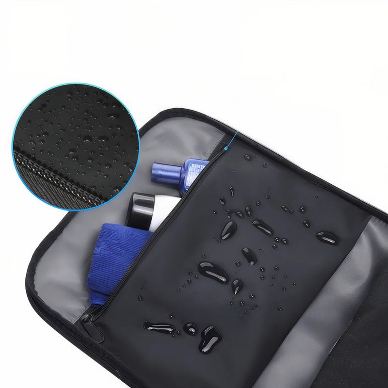 Sac à dos ordinateur Nebula 16 avec sac à toilettre étanche noir et gouttes d’eau