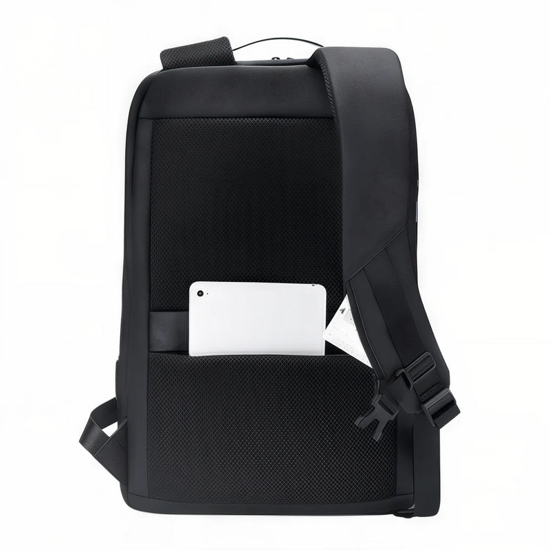Sac à dos ordinateur Nebula 16 noir avec poche secrète pour tablette blanche