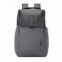 Sac à dos ordinateur pour femme ergonomique en gris foncé, étanche avec plusieurs compartiments