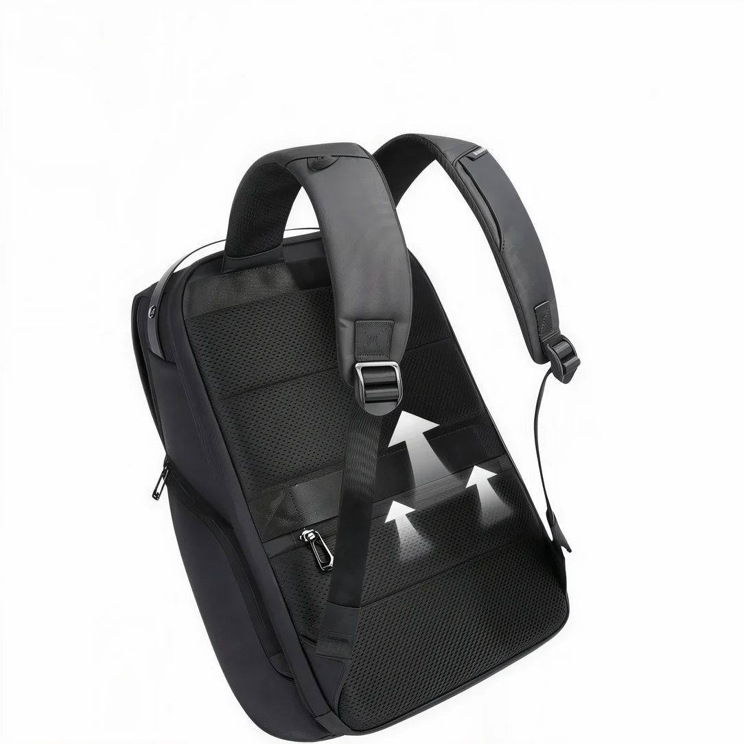 Sac à dos ordinateur pour femme ergonomique avec épaules rembourrées et panneau dorsal respirant