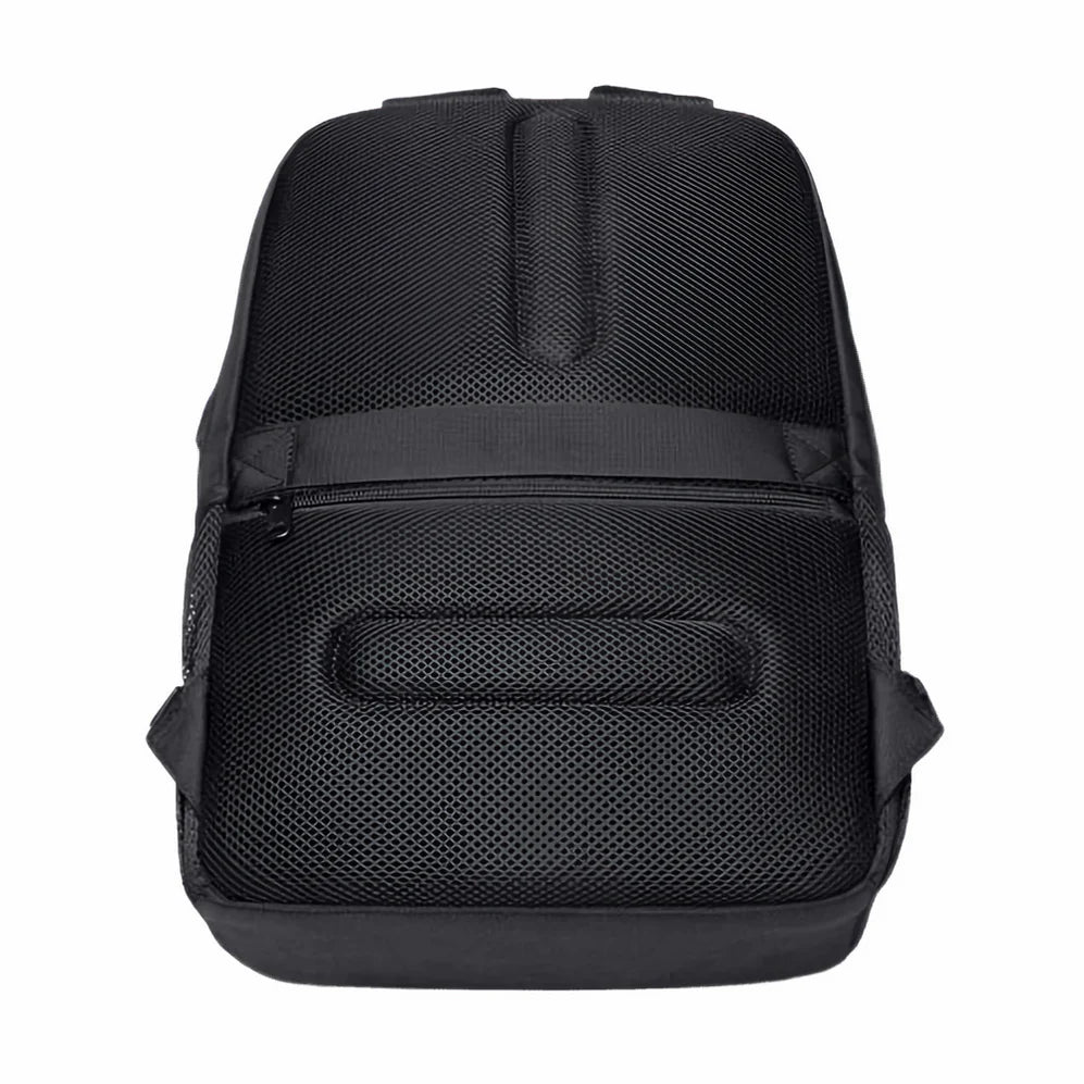 Sac à dos ordinateur pour homme Nova One en mesh noir avec sangle trolley et poche secrète