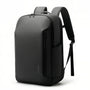 Sac à dos PC 16 pouces Deneb XI noir minimaliste avec multiples compartiments zippés
