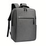 Sac à dos PC portable 17 pouces Urban Nova en tissu gris avec plusieurs compartiments