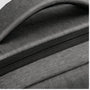 Sac à dos PC portable 17 pouces Urban Nova en tissu gris foncé avec fermeture éclair noire