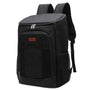 Sac à dos picnic isotherme noir avec isolation et plusieurs poches pour repas
