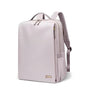 Sac à dos pour ordinateur 15,6 pouces en violet clair avec plusieurs compartiments zippés