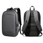 Deux vues du sac à dos étanche pour ordinateur 17 pouces BackGuard avec port USB