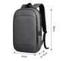 Sac à dos pour ordinateur 17 pouces BackGuard avec compartiments zippés et port USB