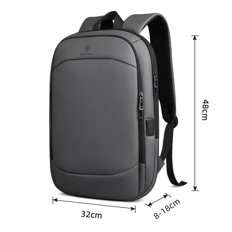 Sac à dos pour ordinateur 17 pouces BackGuard avec compartiments zippés et port USB
