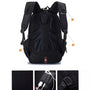 Sac à dos pratique homme noir ergonomique avec dos et bretelles rembourrés