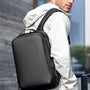 Sac à dos pro 15,6pouces noir à coque dure avec bretelles pour ordinateur portable