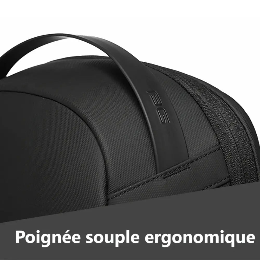 Sac à dos professionnel antivol Sentinel avec poignée supérieure ergonomique noire