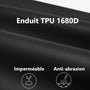 Tissu noir avec revêtement TPU imperméable et anti-abrasion pour Sac à dos professionnel Sentinel