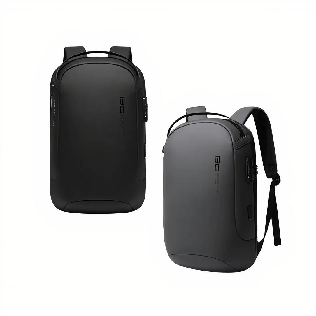 Sac à dos professionnel antivol Sentinel avec deux sacs noirs et gris à serrure combinée