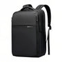 Sac à dos professionnel WorkFlow noir minimaliste pour ordinateur portable 15.6 pouces