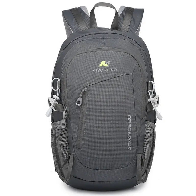 Sac à dos randonnée 20l gris foncé avec poches latérales en mesh