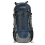 Sac à dos randonnée homme 50l bleu foncé et gris avec multiples poches et sangles
