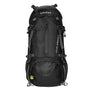 Sac à dos de randonnée homme 50l noir avec sangles de compression et plusieurs poches