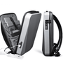 Sac à dos rigide ultra-plat antivol Atom avec port USB intégré et serrure à combinaison