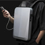 Sac à dos rigide ultra-plat antivol Atom avec serrure intégrée et port USB externe