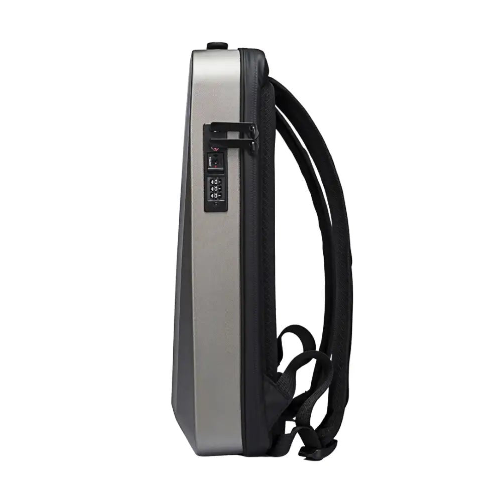 Sac à dos rigide ultra-plat antivol Atom avec serrure, bandoulières et coque solide