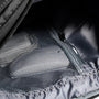 Sac à dos roll top Kingsons Black Edition ouvert avec poche en mesh visible