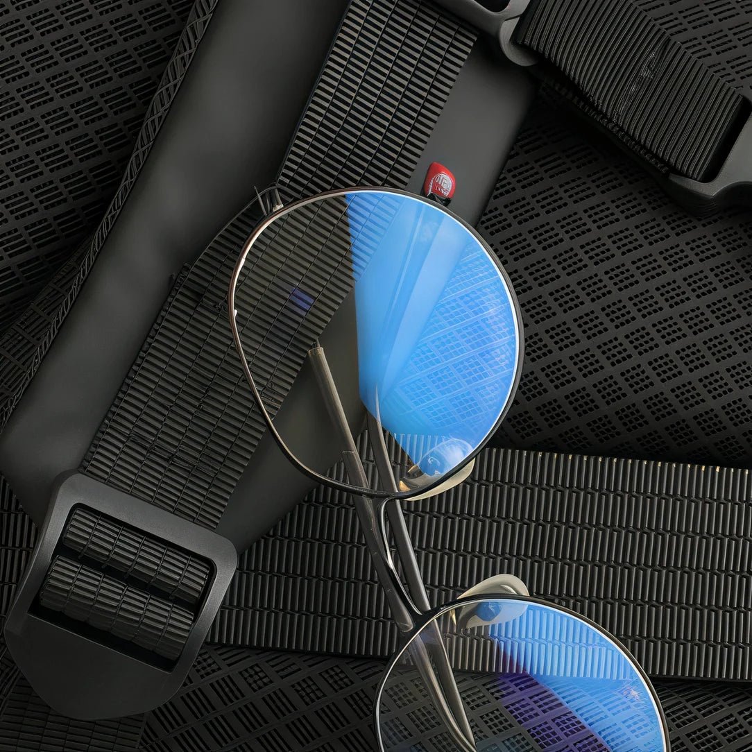 Lunettes rondes à lumière bleue avec monture fine en métal pour Sac à dos noir PC 15,6 pouces