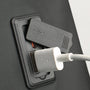 Chargeur USB avec couvercle de protection sur Sac à dos Roll Top Noir PC 15,6 pouces